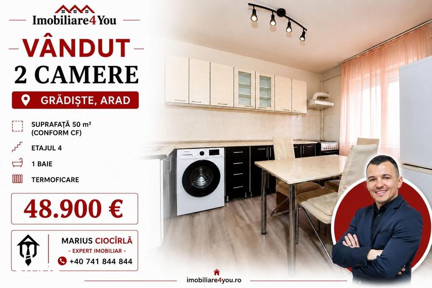 Apartament cu 2 camere în Grădiște