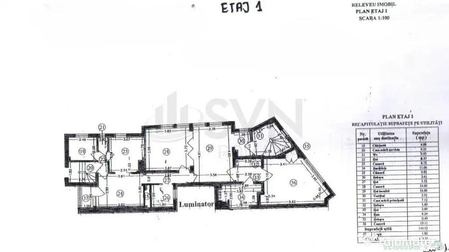 Casă cu 21 camere cu Teren 530 Mp în Cotroceni