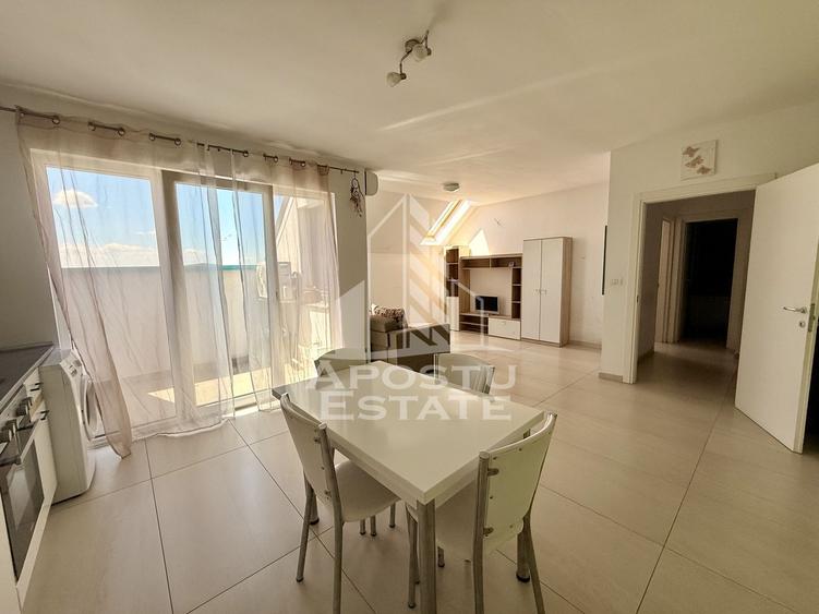 Apartament cu 2 camere decomandat, mobilat în Buziașului