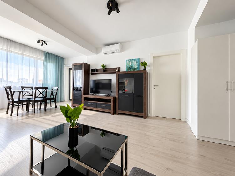Apartament cu 2 camere semidecomandat în Pipera