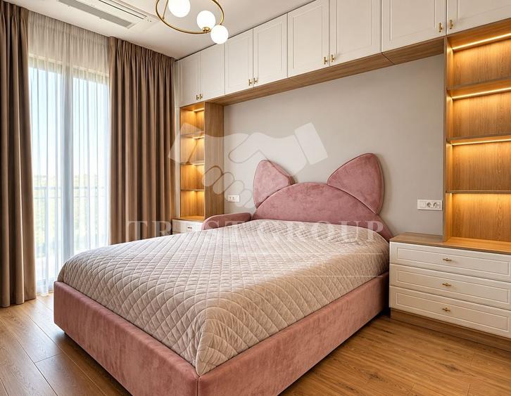 Apartament cu 5 camere decomandat, mobilat în Ștefan cel Mare