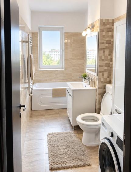 Apartament cu 2 camere decomandat în Sânpetru