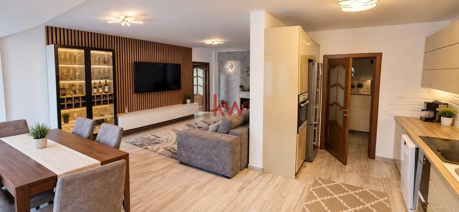 Apartament cu 3 camere semidecomandat, mobilat în Valea Lupului