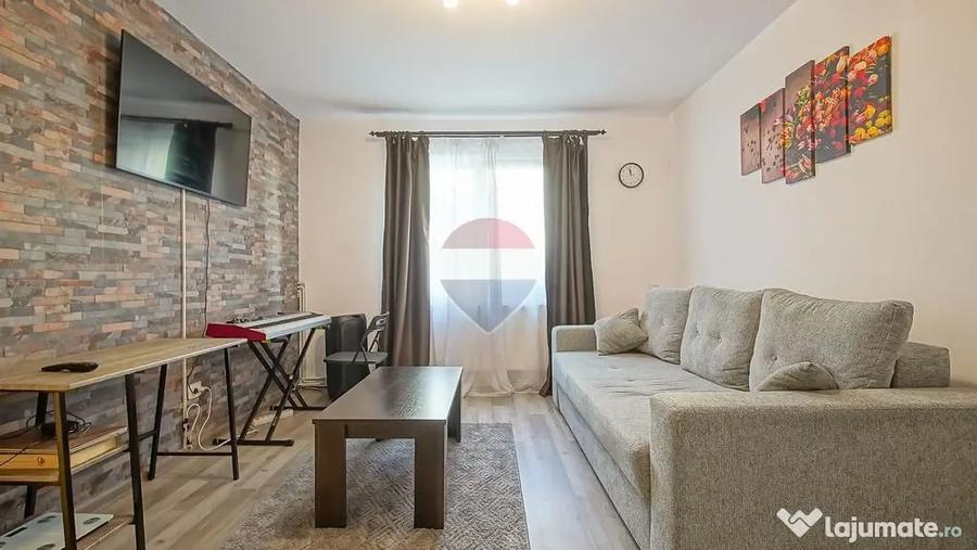 Apartament cu 2 camere semidecomandat în Florilor