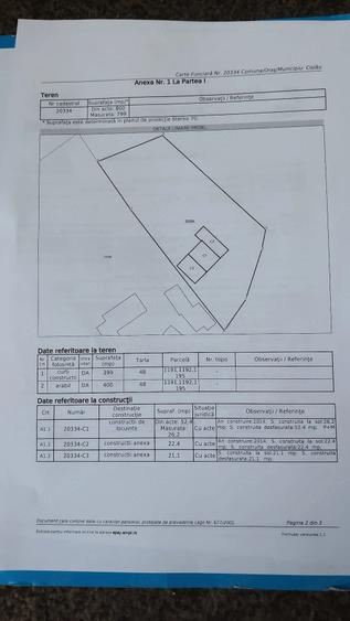 Casă cu Teren 799 Mp în Cislău