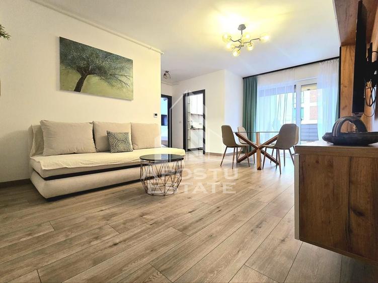 Apartament cu 3 camere decomandat, mobilat în UTA