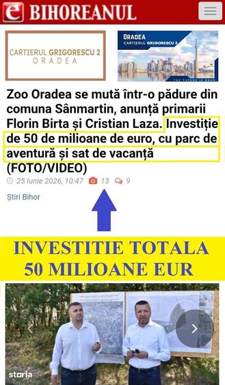 Teren de 500 mp, în Centura