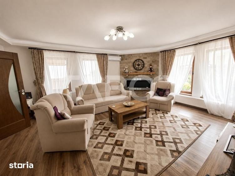 Casa individuala moderna de vanzare in Sura Mica teren pod si pivnita - 1