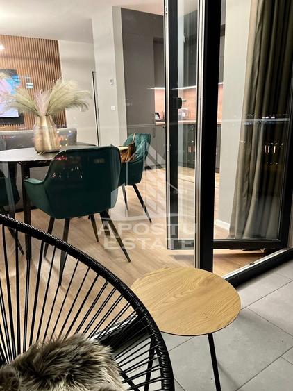 Apartament cu 2 camere nedecomandat, mobilat în Aradului