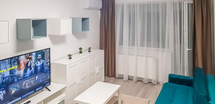Apartament cu 2 camere decomandat, mobilat în Mihai Viteazul