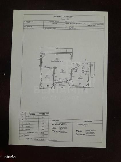 Apartament cu 3 camere în Central