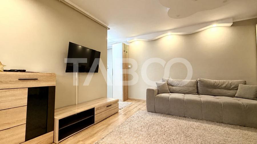 Apartament cu 2 camere semidecomandat, mobilat în Gilău