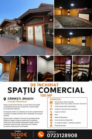 Spatiu comercial 100 mp de inchiriat Zarnesti, Brasov - 4