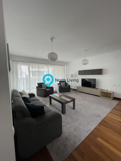 Apartament cu 5 camere decomandat, mobilat în Herăstrău