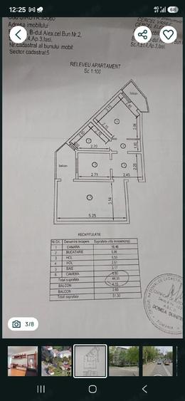 Apartament cu 2 camere decomandat în Alexandru cel Bun