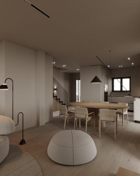 Duplex cu 4 camere cu Canalizare în Tunari