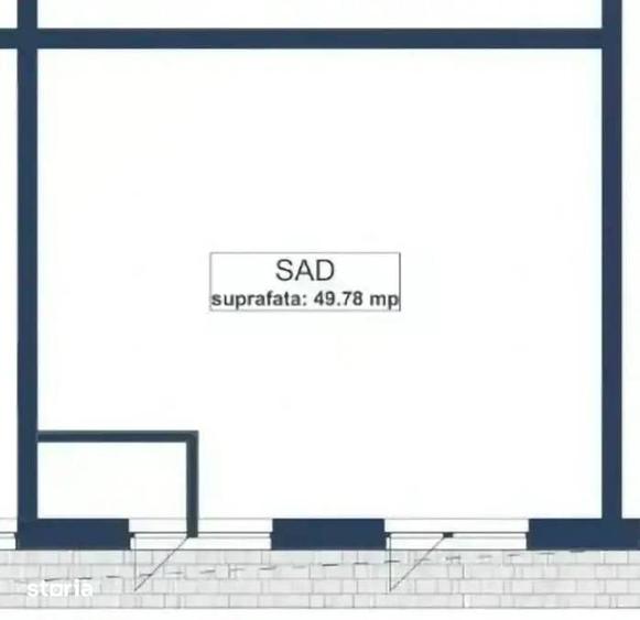 Spațiu comercial, de 49.78 mp, în Pârneava