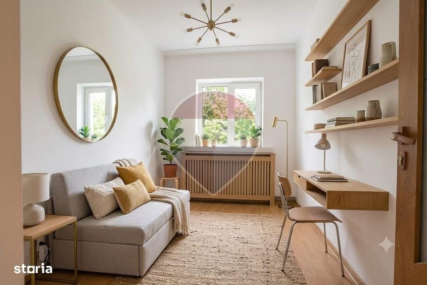 Apartament cu 3 camere decomandat în Central
