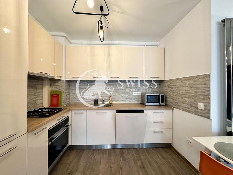 Apartament cu 2 camere semidecomandat, mobilat în Bună Ziua