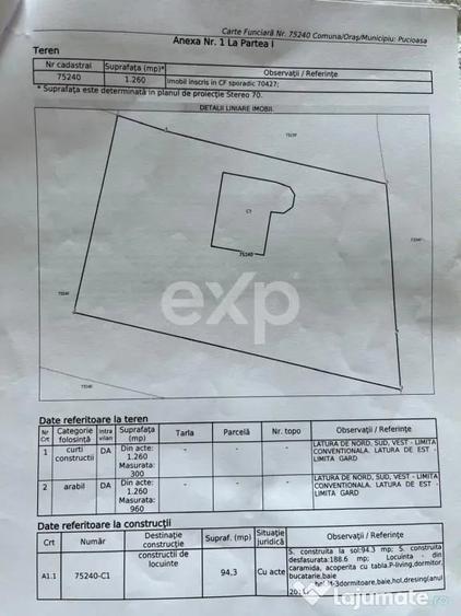 Casă cu 4 camere cu Teren 3400 Mp în Pucioasa-Sat