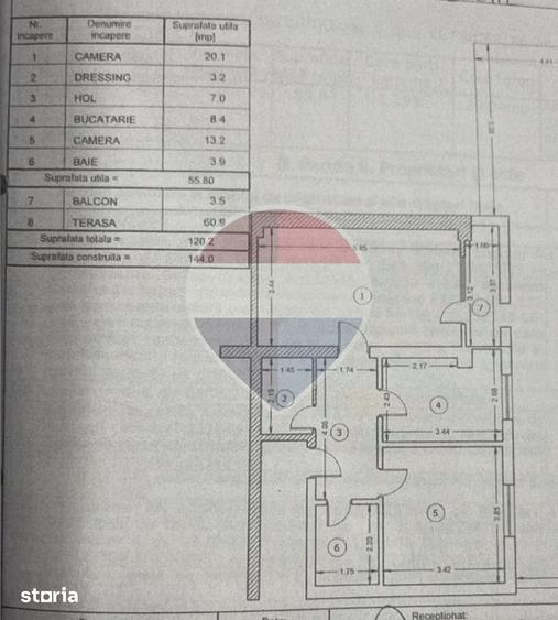 Apartament cu 2 camere în Chitila