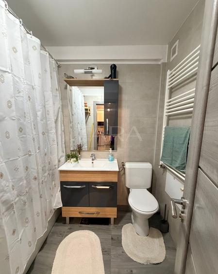 Apartament cu 2 camere semidecomandat, mobilat în Baciu