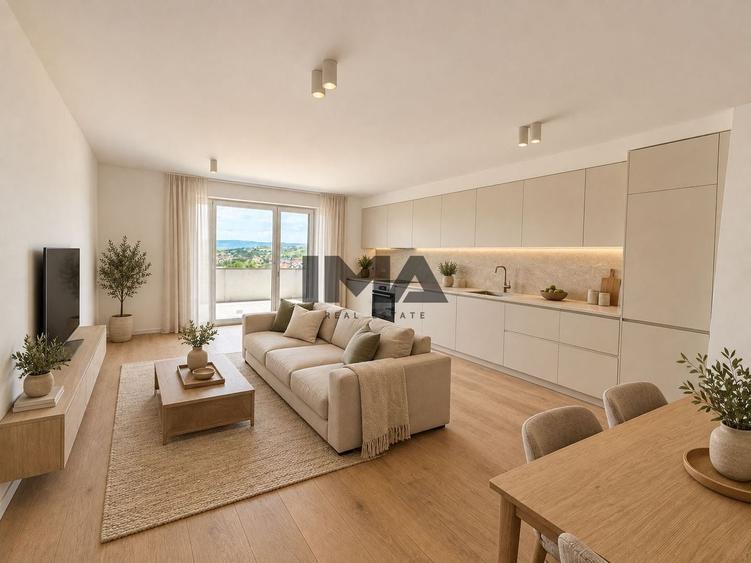 Apartament cu 3 camere semidecomandat în Iris