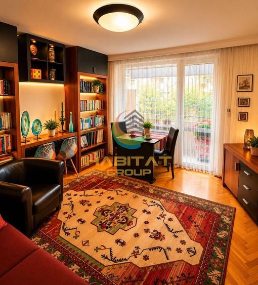 Apartament cu 3 camere semidecomandat în Tineretului
