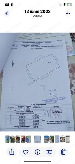 Teren de 1300 mp, în Muntenii de Jos