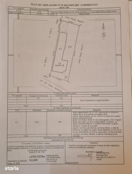 Spațiu comercial, de 914 mp, în Central