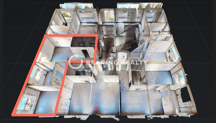 Apartament cu 2 camere semidecomandat în Est