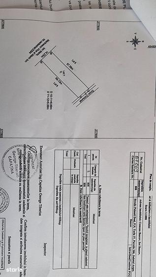 Teren de 800 mp, în Bascov