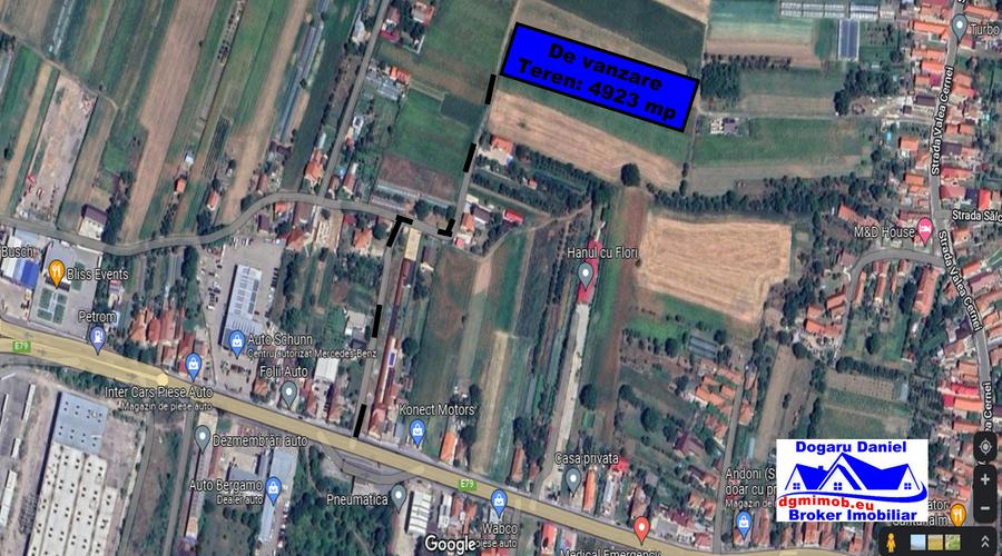 Teren agricol extravilan de 4923 mp, în Sântuhalm