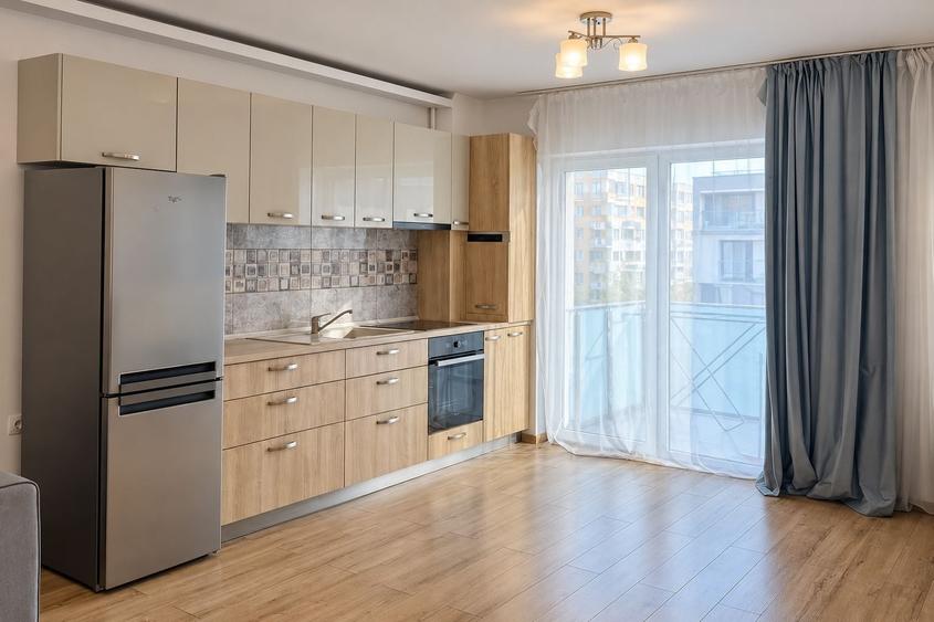Apartament cu 2 camere semidecomandat, mobilat în Mărăști