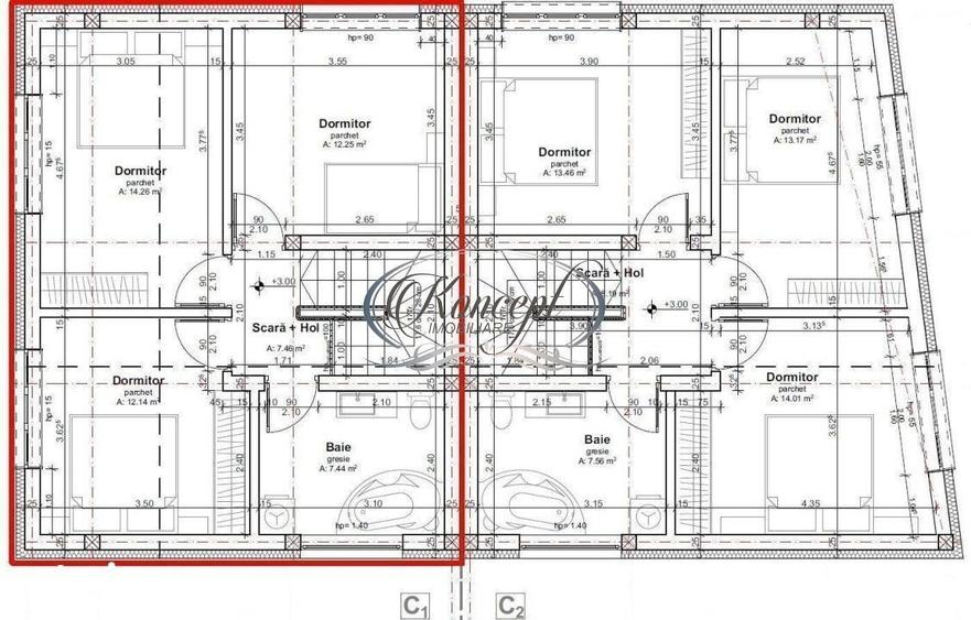 Casă cu 4 camere cu Teren 280 Mp în Dâmbul Rotund