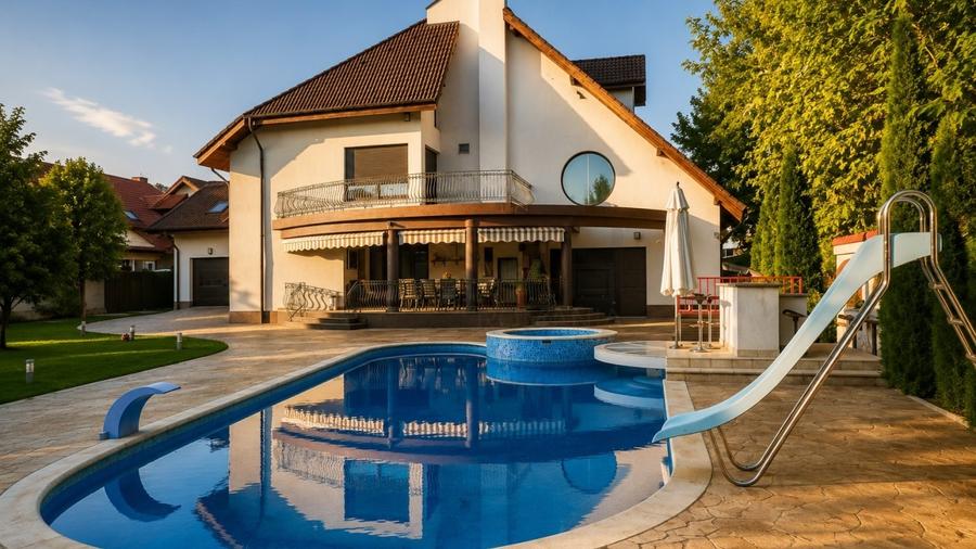 Casă individuală cu 12 camere cu Piscina în Iancu Nicolae