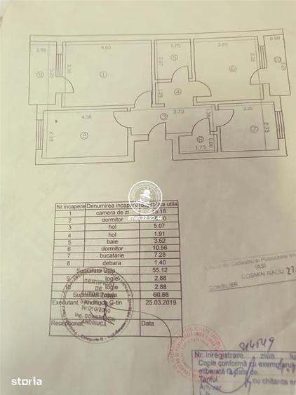 Apartament 3 camere de vanzare, model decomandat - Podul de Piatra - 6