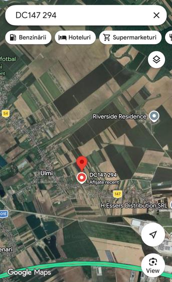 Teren Construcții intravilan de 10000 mp, în Ulmi