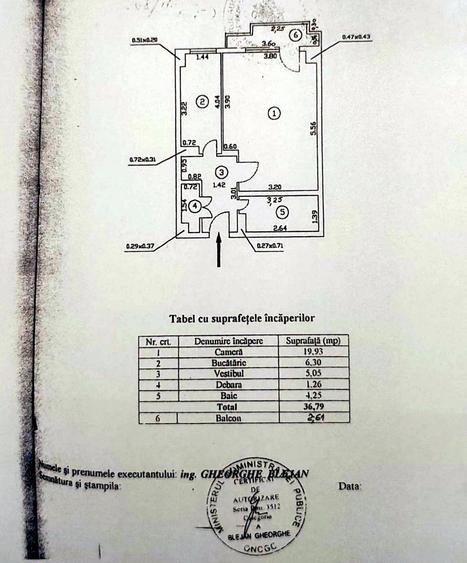 Garsonieră decomandată în 13 Septembrie