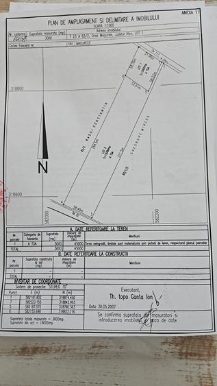 Teren agricol extravilan de 1500 mp, în Central