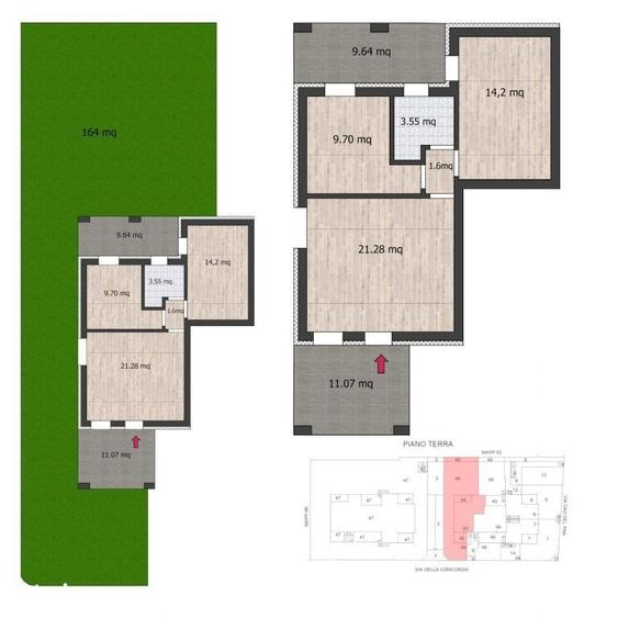 Apartament cu 3 camere în Beba Veche