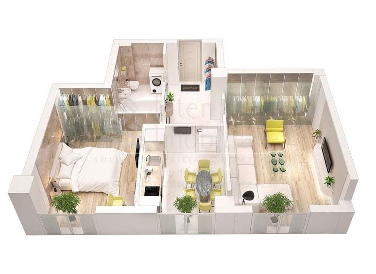 Apartament cu 2 camere în Frumoasa