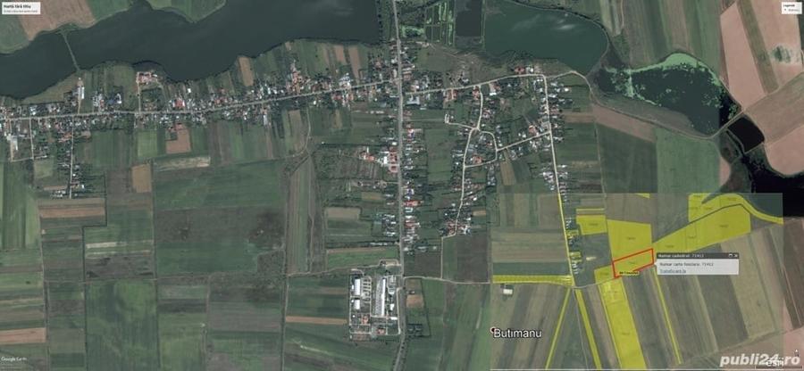 Teren de 12021 mp, în Butimanu