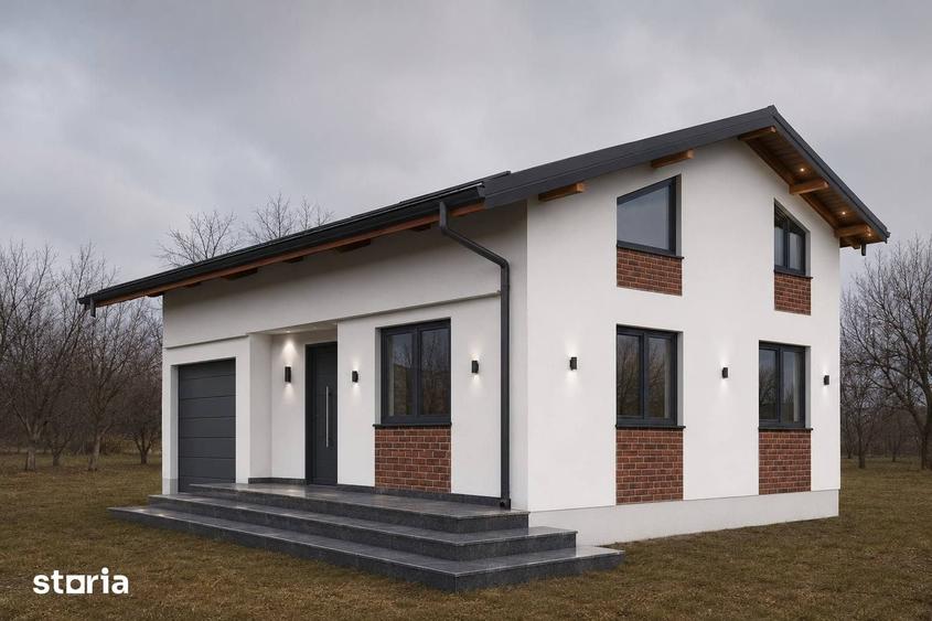 Casă cu 4 camere cu Teren 1006 Mp în Podenii Noi
