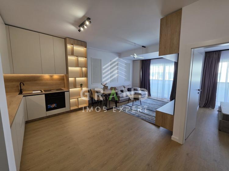 Apartament cu 2 camere semidecomandat, mobilat în Florești