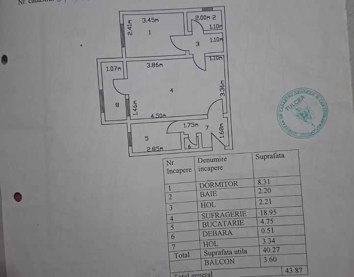 Apartament cu 2 camere semidecomandat în Vest