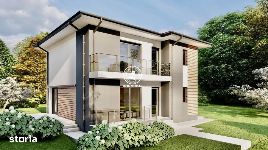 Casă cu 4 camere cu Teren 370 Mp în Miroslava