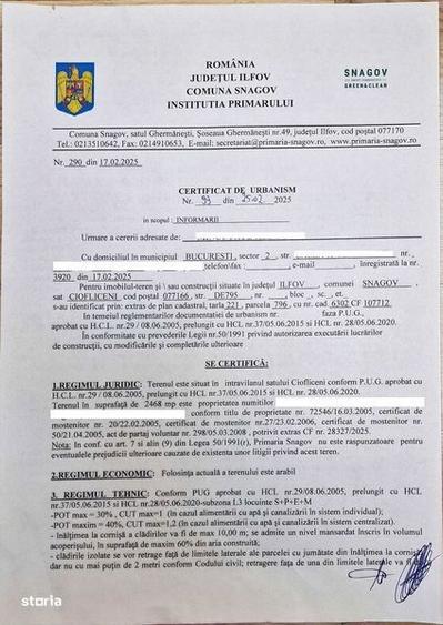Intravilan vedere la lacul Snagov zona de vile noi - 3