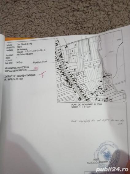 Teren de 2415 mp, în Brătășanca
