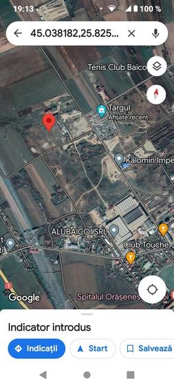 Teren de 8200 mp, în Central